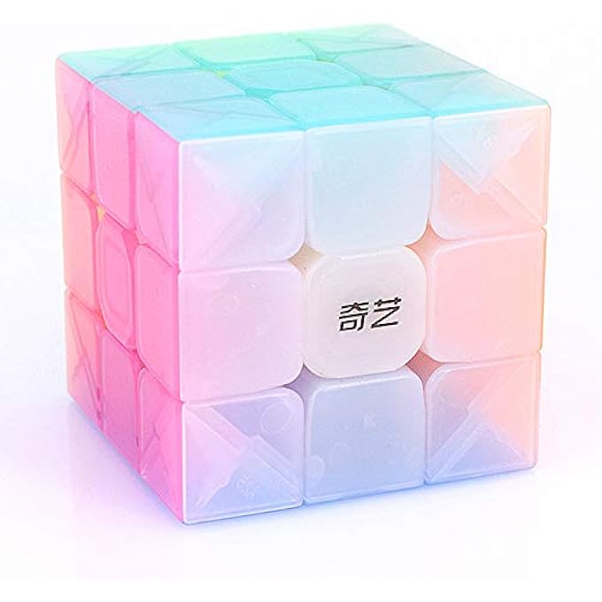 QY WARRIOR S 3X3 SPEED CUBE WARRIOR W UPGRADED VERSION 3X3 PUZZLE CUBES (WARRIOR W 3X3 JELLY) - Image 1